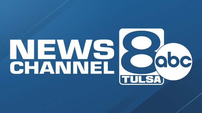 News Channel 8 Tulsa logo on blue background